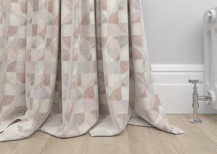 Mosaic Tile, Sweetheart - Made to Measure Curtains - Image 6